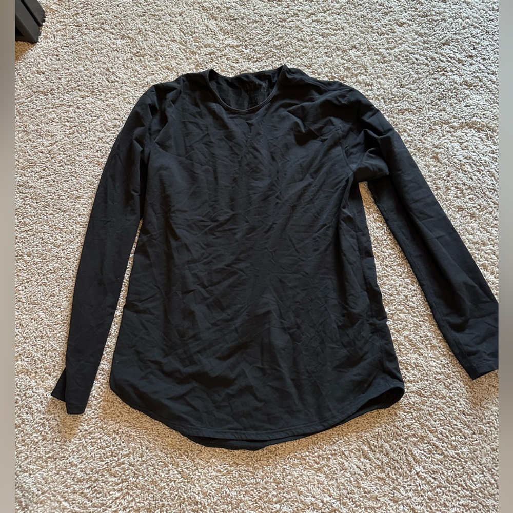BYLT Basics Black Long Sleeve Tee